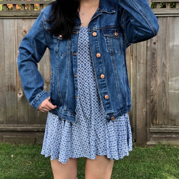 Blue summer dress - Picture 3 of 4